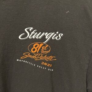 Delta Black and Orange Sturgis T-Shirt